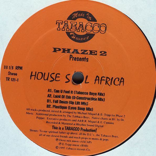 Phaze 2 : House Sol Africa (12")