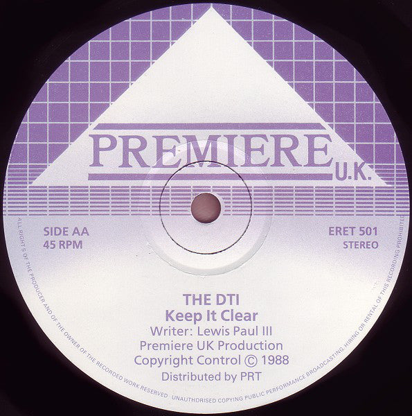 The DTI : Keep This Frequency Clear (12")