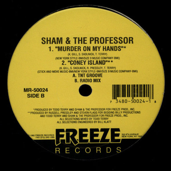 Sham & The Professor : Coney Island (12")