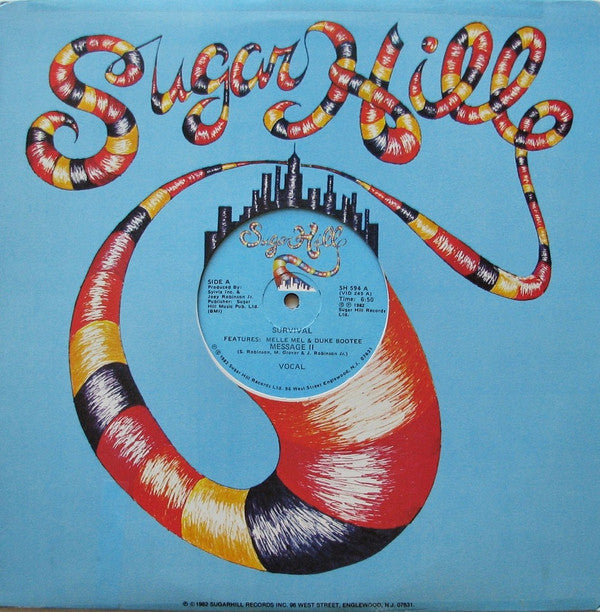 Melle Mel & Duke Bootee : Survival (Message II) (12")