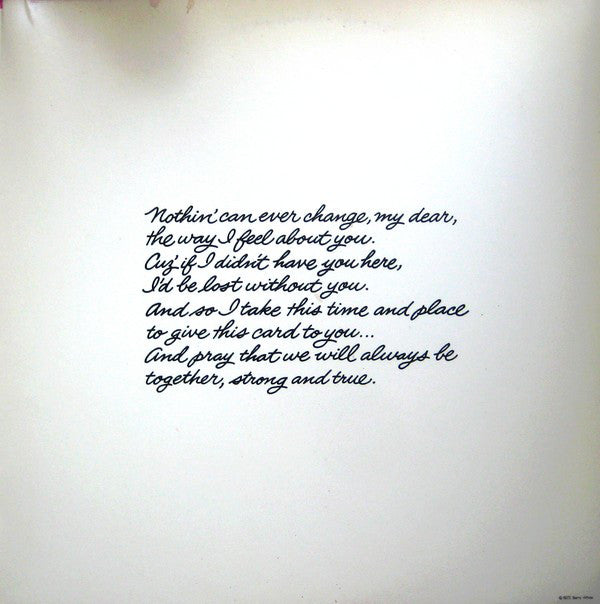 Barry White : Stone Gon' (LP, Album, Gat)