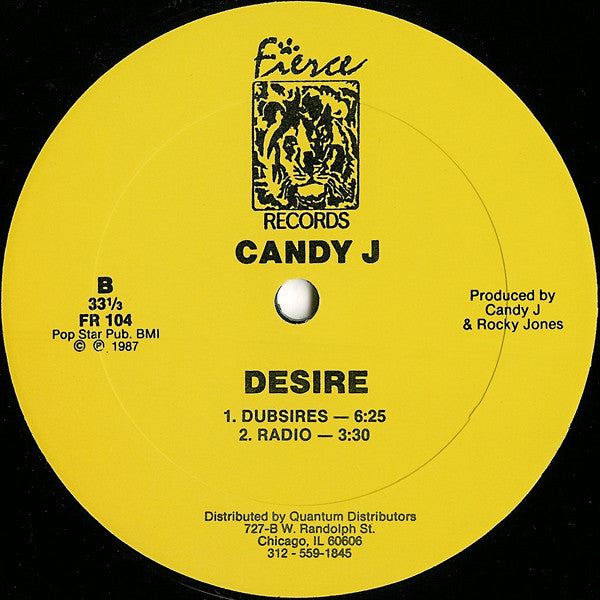 Candy J : Desire (12")