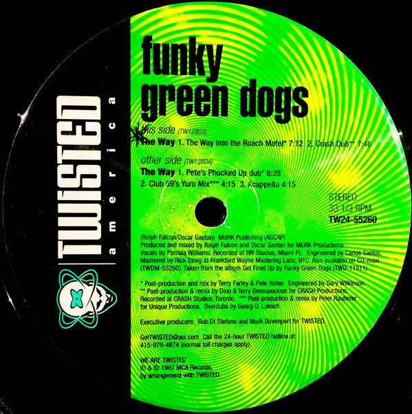 Funky Green Dogs : The Way (2x12")