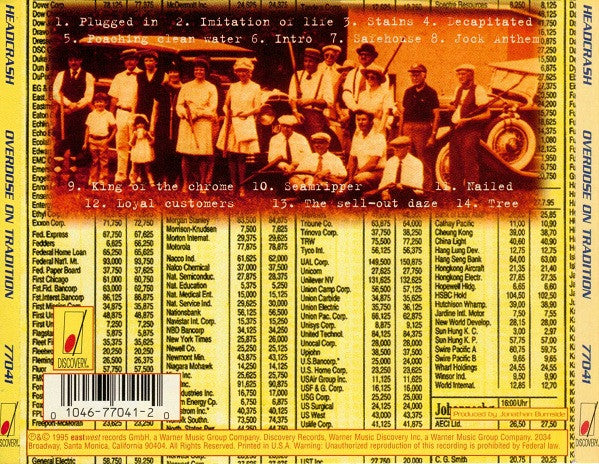 Headcrash (2) : Overdose On Tradition (CD, Album)