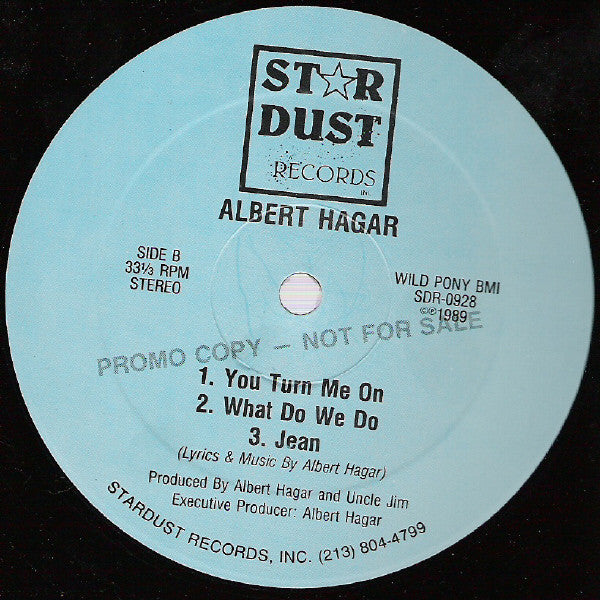 Albert Hagar : What's In Your Heart (12", Promo)