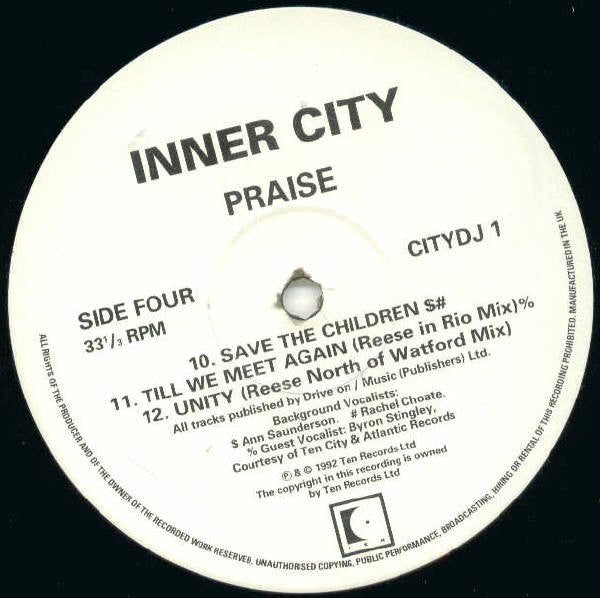 Inner City : Praise (2xLP, Promo)