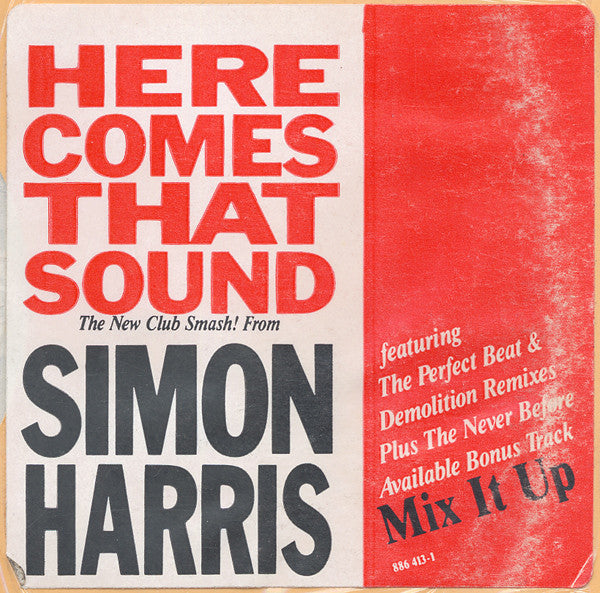 Simon Harris : Here Comes That Sound (12")