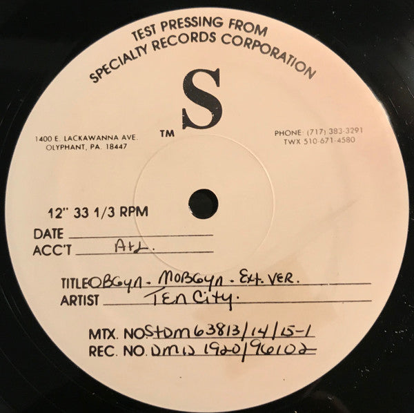 Ten City : Only Time Will Tell (12", TP)