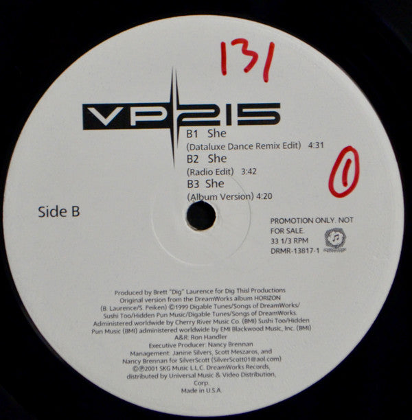 VP215 : She (12", Promo)