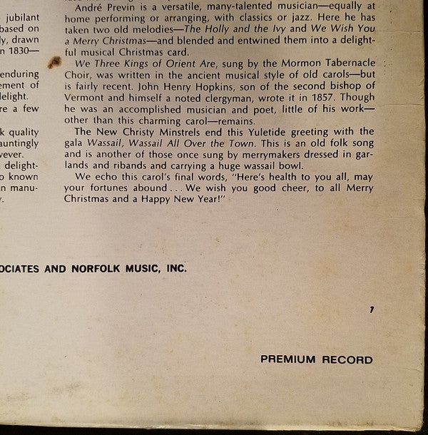 Various : The Great Songs Of Christmas, Album Three (LP, Album, Comp, Ltd)