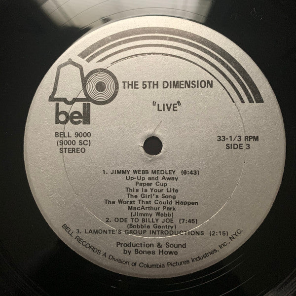 The Fifth Dimension : Live!! (2xLP, Album)