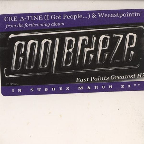 Cool Breeze (2) : Cre-A-Tine (I Got People...)/Weeastpointin' (12", Promo)