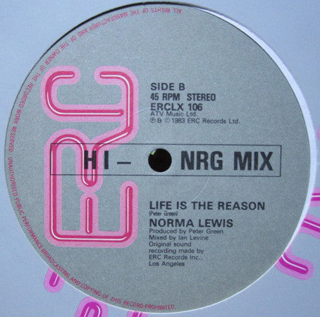 Norma Lewis : Maybe This Time/Life Is The Reason (12")