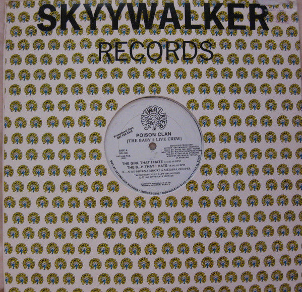 Poison Clan : The Girl That I Hate (12", Promo)