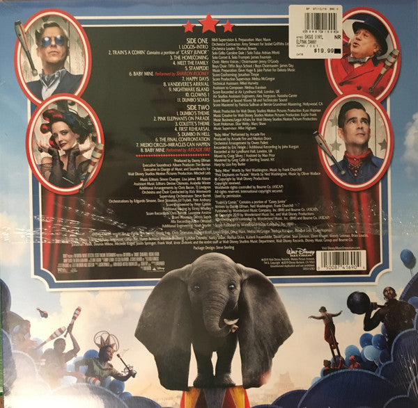 Danny Elfman : Dumbo (Original Motion Picture Soundtrack) (LP, Album, Red)