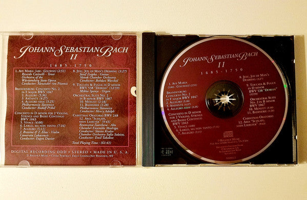 Johann Sebastian Bach : Bach II (CD, Comp)