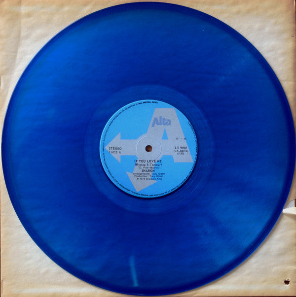 Sharon : If You Love Me (12", Blu)