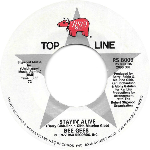 Bee Gees : How Deep Is Your Love / Stayin' Alive (7", Single)