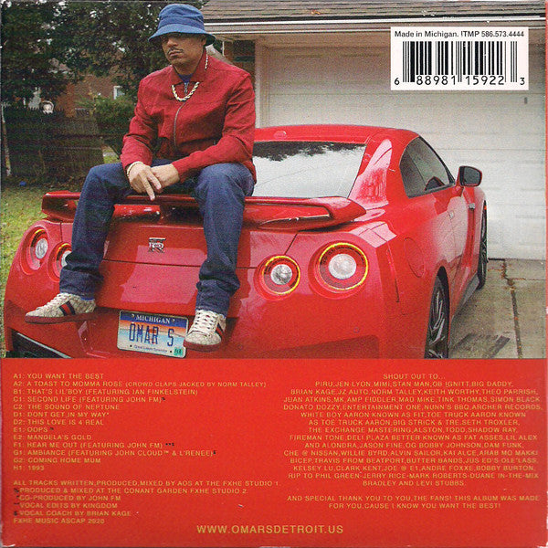 Omar-S : You Want (CD, Album)