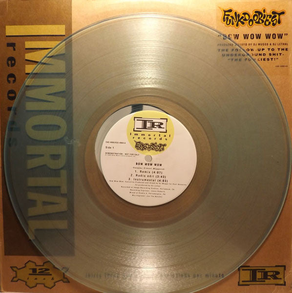 Funkdoobiest : Bow Wow Wow (12", Promo, Cle)