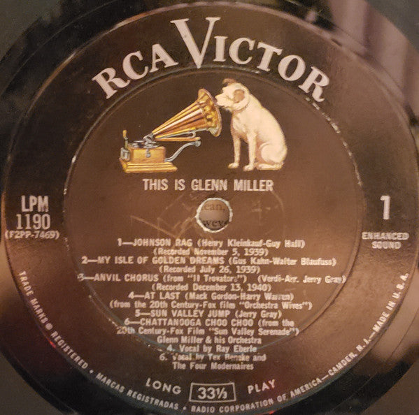 Glenn Miller And His Orchestra : This Is Glenn Miller (LP, Comp, Hol)