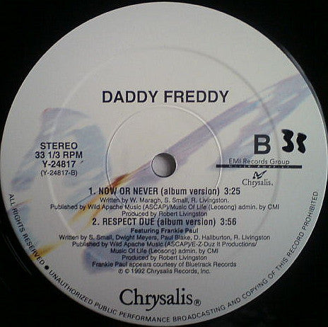 Daddy Freddy : Respect Due (12")