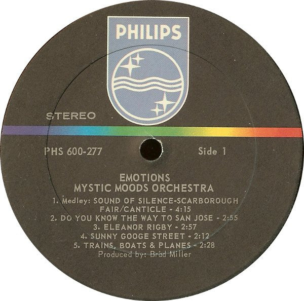 The Mystic Moods Orchestra : Emotions (LP, Album, Uni)