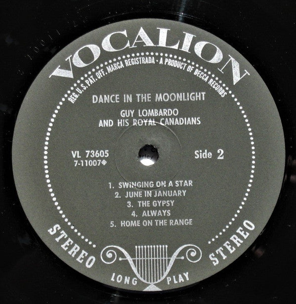 Guy Lombardo And His Royal Canadians : Dance In The Moonlight... (LP, Album)
