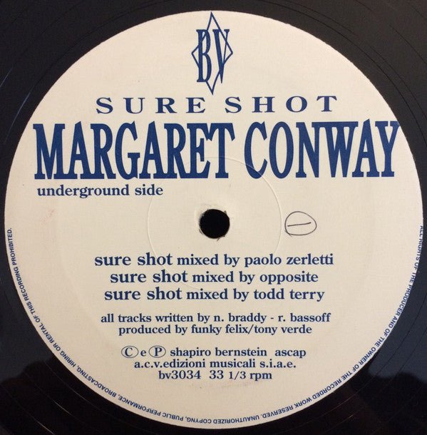 Margaret Conway : Sure Shot (12")