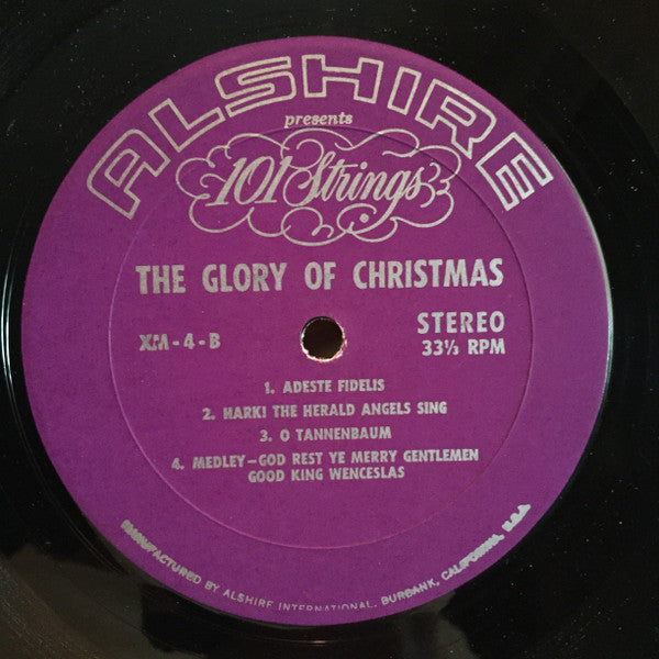 101 Strings : The Glory Of Christmas (LP, RE)