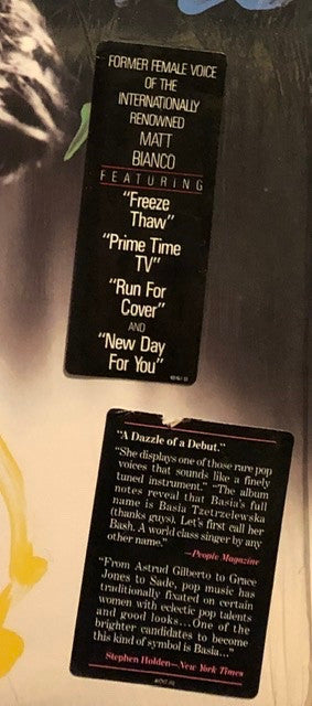 Basia : Time And Tide (LP, Album, RE, Lar)