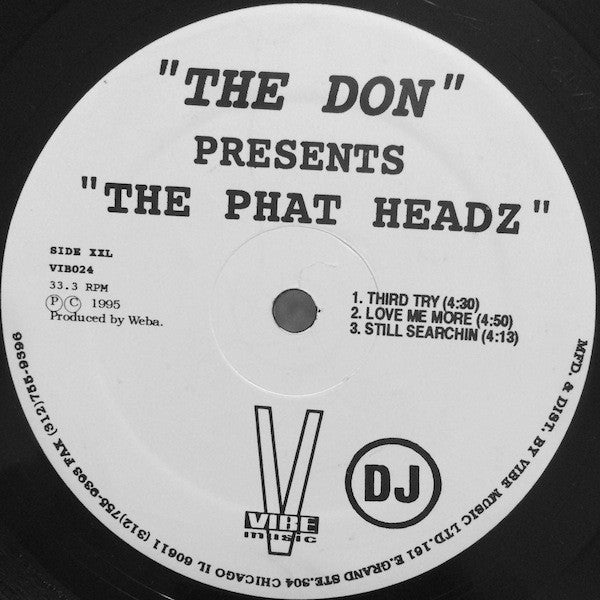 Joey "The Don" Donatello : The Phat Headz (12", Promo)