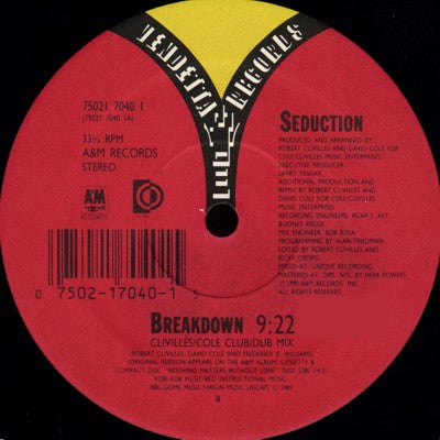 Seduction : Breakdown (12")