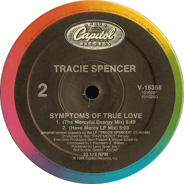 Tracie Spencer : Symptoms Of True Love (12")