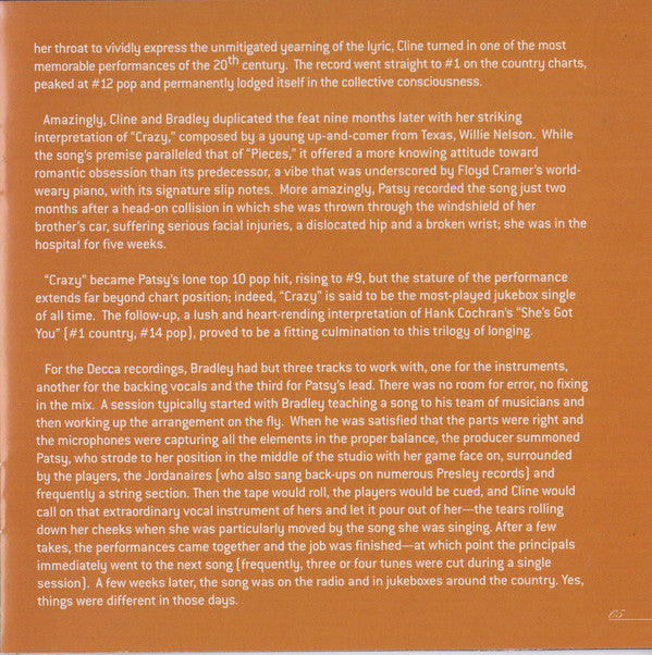 Patsy Cline : The Definitive Collection (CD, Comp, RE, RM)