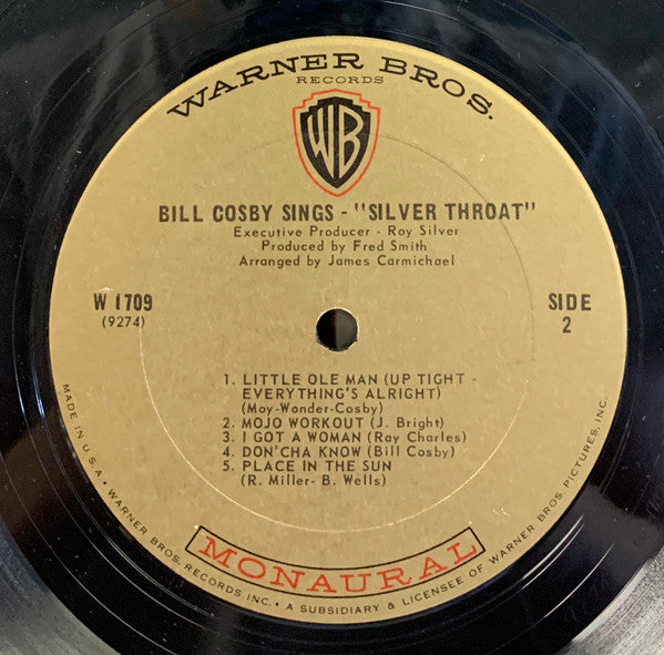 Bill Cosby : Bill Cosby Sings / Silver Throat (LP, Album, Mono, Ter)