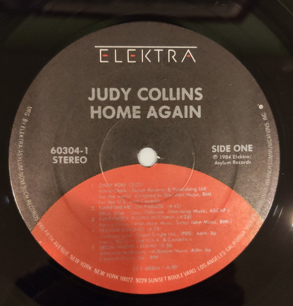 Judy Collins : Home Again (LP, Album, SP )