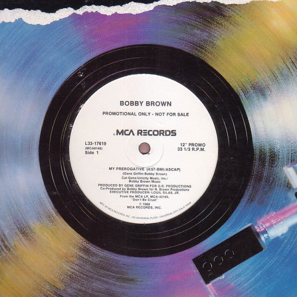 Bobby Brown : My Prerogative (12", Single, Promo)