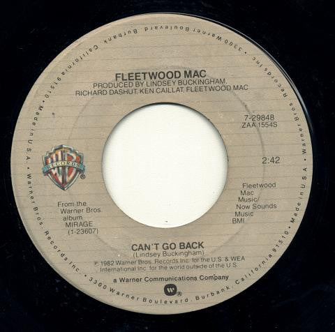 Fleetwood Mac : Love In Store / Can't Go Back (7", Single)