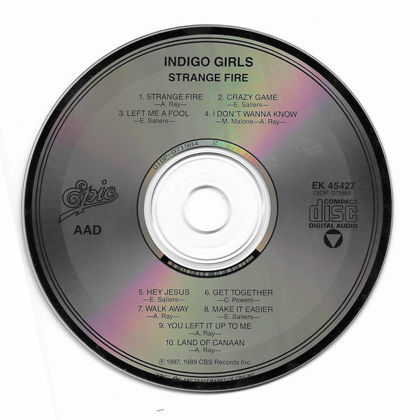 Indigo Girls : Strange Fire (CD, Album)