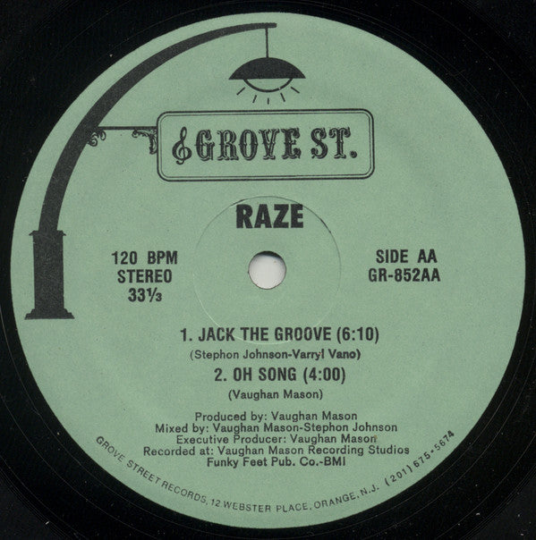 Raze : Jump In Your Dance / Jack The Groove (12")
