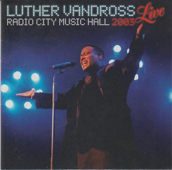 【中古】 ワールド・イクスクルーシブ・ライブ/ＣＤ/QRDJS-18 Buy Luther Vandross : Live Radio City Music Hall 2003 (CD, Album
