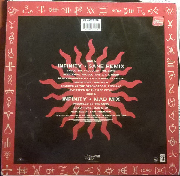 Guru Josh : Infinity (The Remix) (12", Maxi)