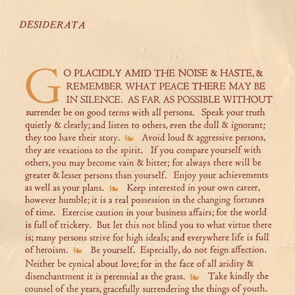 Les Crane : Desiderata (LP, Album)