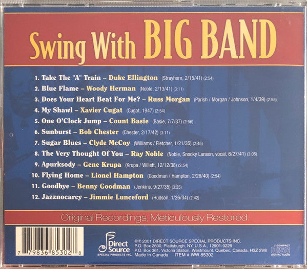 Various : Swing With Big Band (CD, Comp)