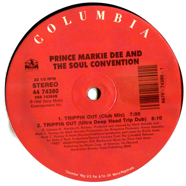 Prince Markie Dee And Soul Convention : Trippin Out (12")