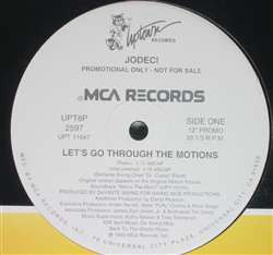 Jodeci : Let's Go Through The Motions (12", Promo)