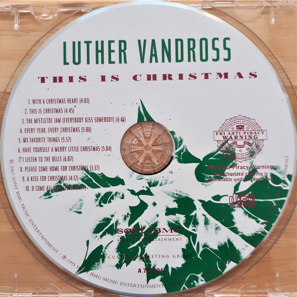 Luther Vandross : This Is Christmas (CD, Album, RE)