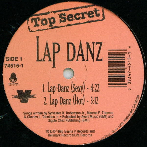 Top Secret (14) : Lap Danz (12")