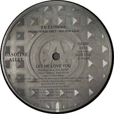 II D Extreme : Let Me Love You (12", Promo)